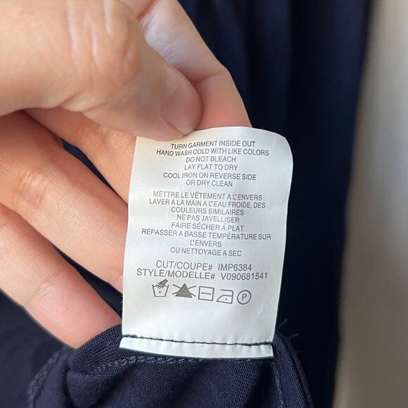 Vince Navy Blue Scoop Neck Tank Top Size S - Picture 6 of 6